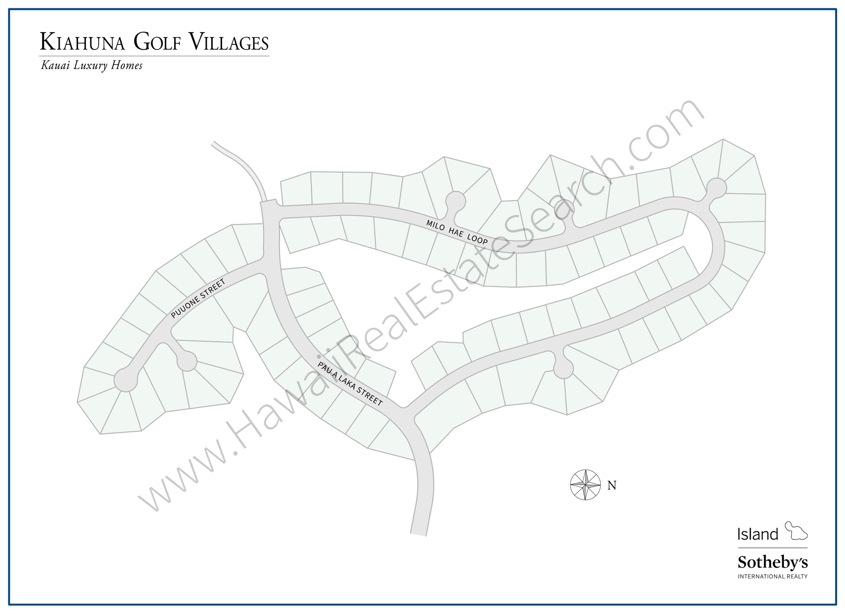 Kiahuna Golf Village Map